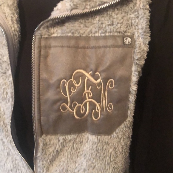 Marleylilly Sherpa gray vest, sz medium - Picture 3 of 7
